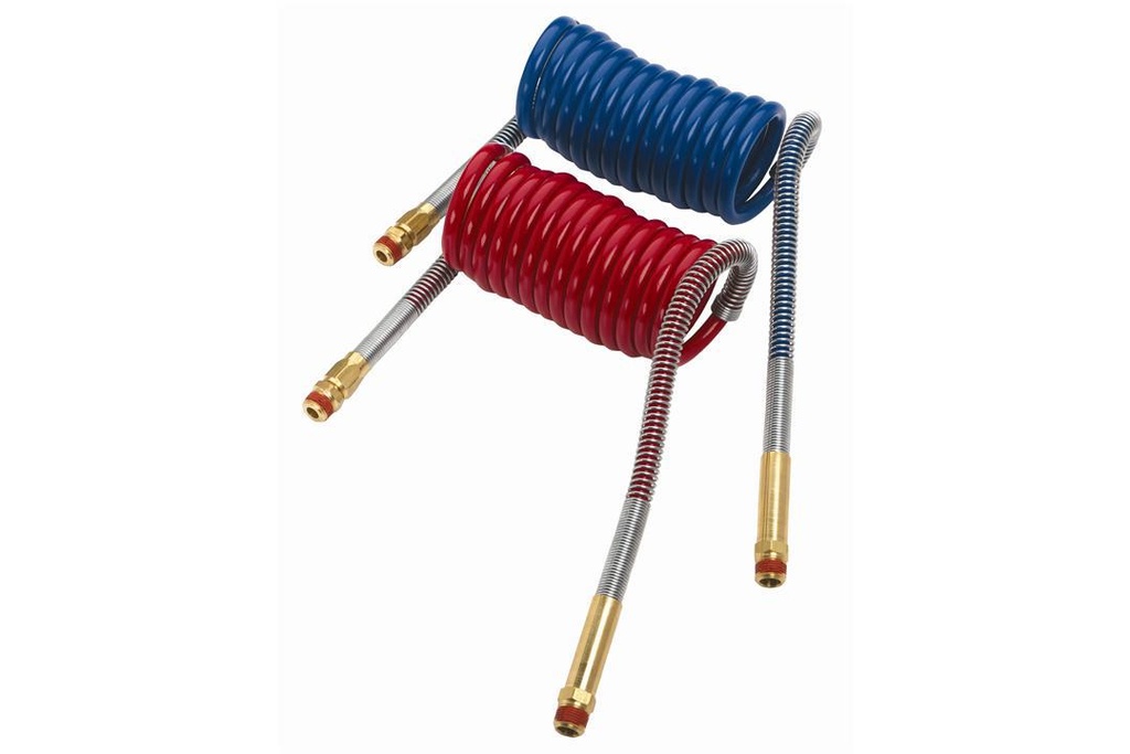 Air Brake Coil - POLAR AIR®, 15 Ft., with 40" Lead, Red and Blue (Emergency and Service), Set