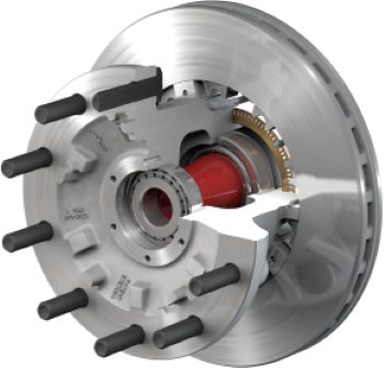 Aluminum PreSet Hub/Rotor FF Front Hub