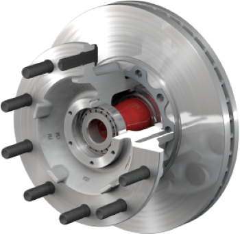 Aluminum PreSet Hub/Rotor FF Front