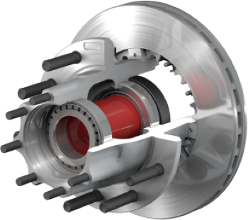 Aluminum PreSet Hub/Rotor R Drive Hub