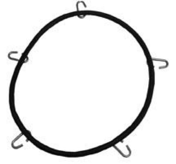 TRUCK CHAIN RUBBER ADJUSTER O-RING (5 HOOK)