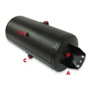 AIR TANK 9.5" DIA. 1488 CU.IN