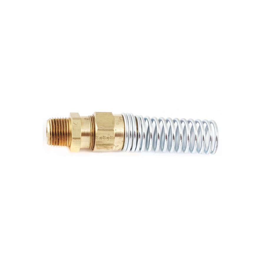 FITTING ASSEMBLY W/SPRING 3/8"X 1/2"