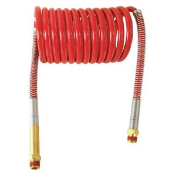 Air Brake Coil - POLAR AIR®, 15 Ft., Red/Emergency