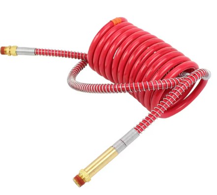 Air Brake Coil - POLAR AIR®, 15 Ft., with 40&quot; Lead, Red/Emergency