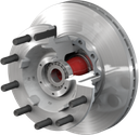 Aluminum PreSet Hub/Rotor FF Front