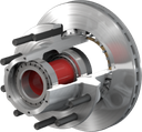 Aluminum PreSet Hub/Rotor TP Trailer