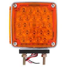 SIGNAL-STAT LED SQUARE PED, RH 2 STUD