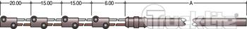 240&quot; UPPER ID AND LICENSE HARNESS