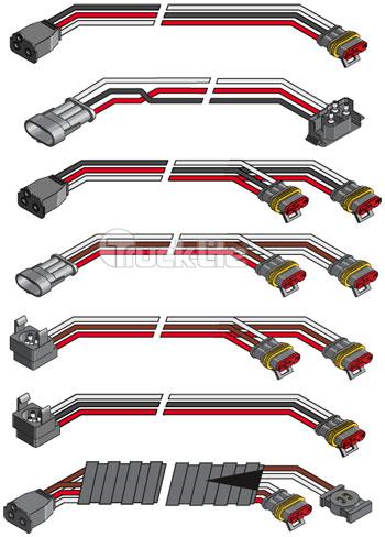 LED FIT AND FORGET STOP/TAIL/ TURN W/ADAPTERS