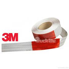 REFLECTIVE TAPE 2" X 150' ROLL, RED/WHITE