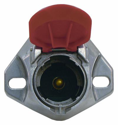 1 Way Socket with Red Lid