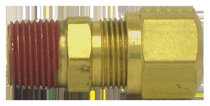 Male Conn  1/4&quot;Tube-1/4&quot;Thread