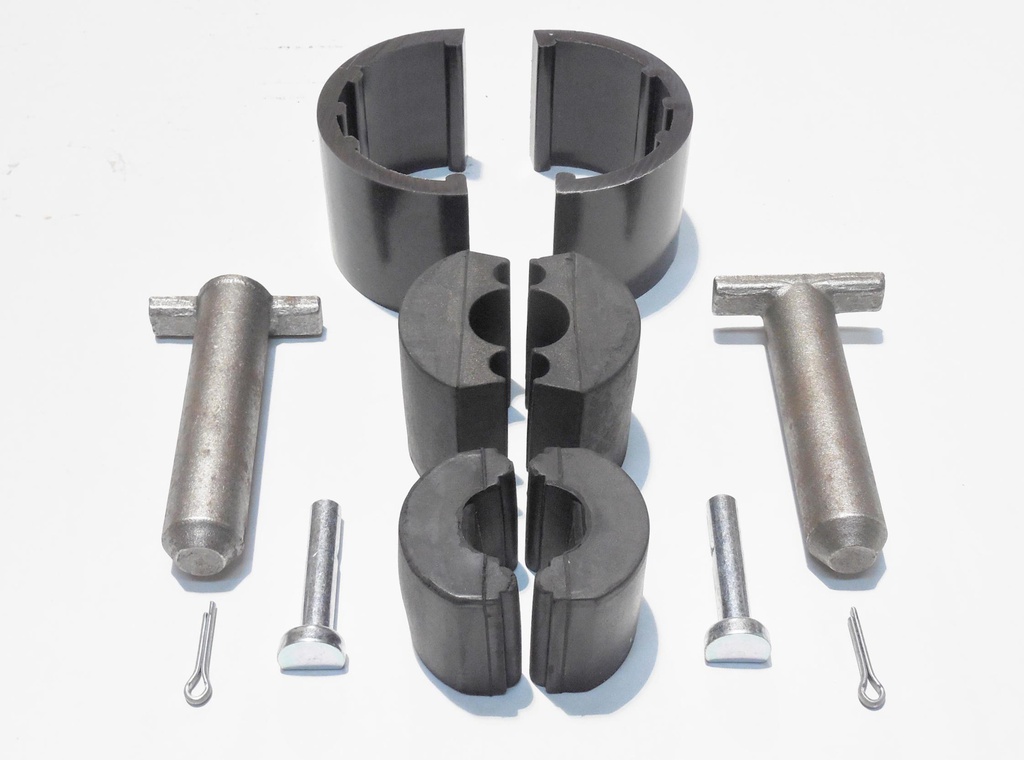 2-Piece pin and bushing setup (Pair)