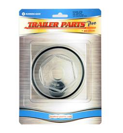 OIL CAP KIT, DEXTER 4.00&quot; SCREW IN PLASTIC CLEAR