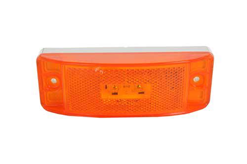 CLR/MKR LAMP, YELLOW, SUPERNOVA® LED SEALED TURTLEBACK® II