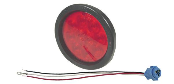STT LAMP, 4&quot;,RED (53252+91740+67002)SUPERNOVA® LED