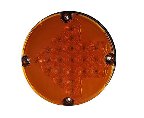 ARROW TURN LAMP, 7&quot;, YELLOW, LED