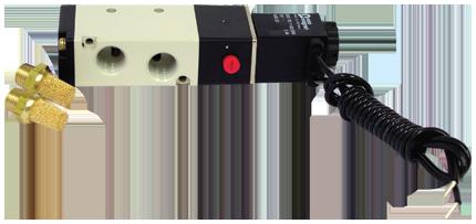 2 Pos/4 Way 12V Sol Valve-1/4"