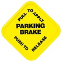 Knob Square Yellow