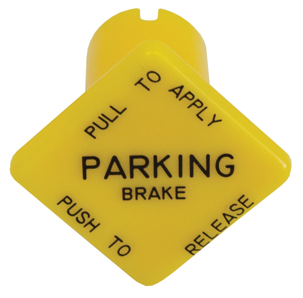 Knob Square Yellow