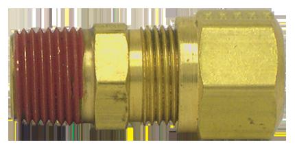 Male Conn  1/4"Tube-1/4"Thread