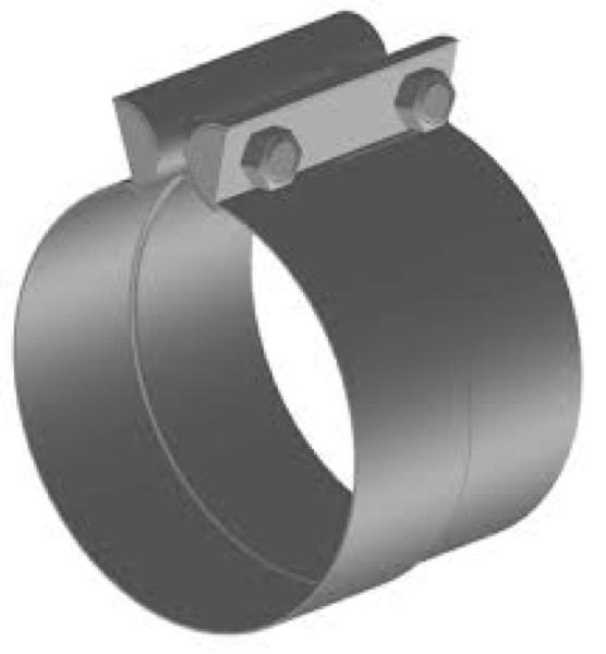 CLAMP,5in. SS PRE-FORM
