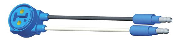 PIGTAIL, 6" LONG, TURTLEBACK® II LAMP PIGTAIL